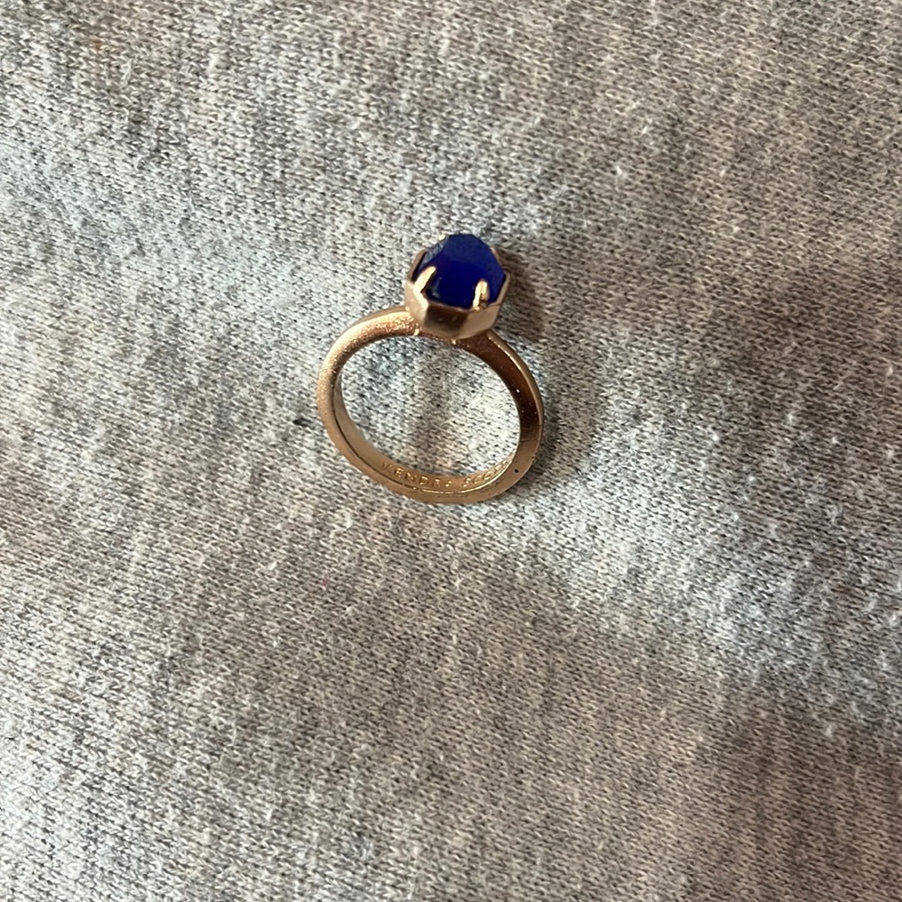 Kendra Scott Sapphire Rose Gold Ring